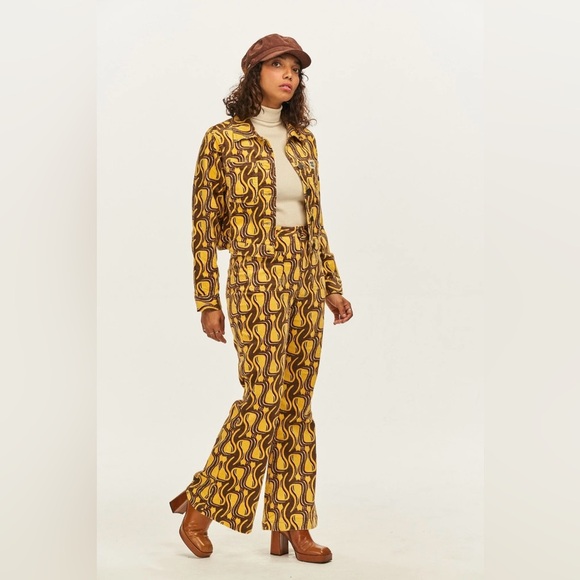 Lucy & Yak organic corduroy outfit small jacket size 28 pants NWT